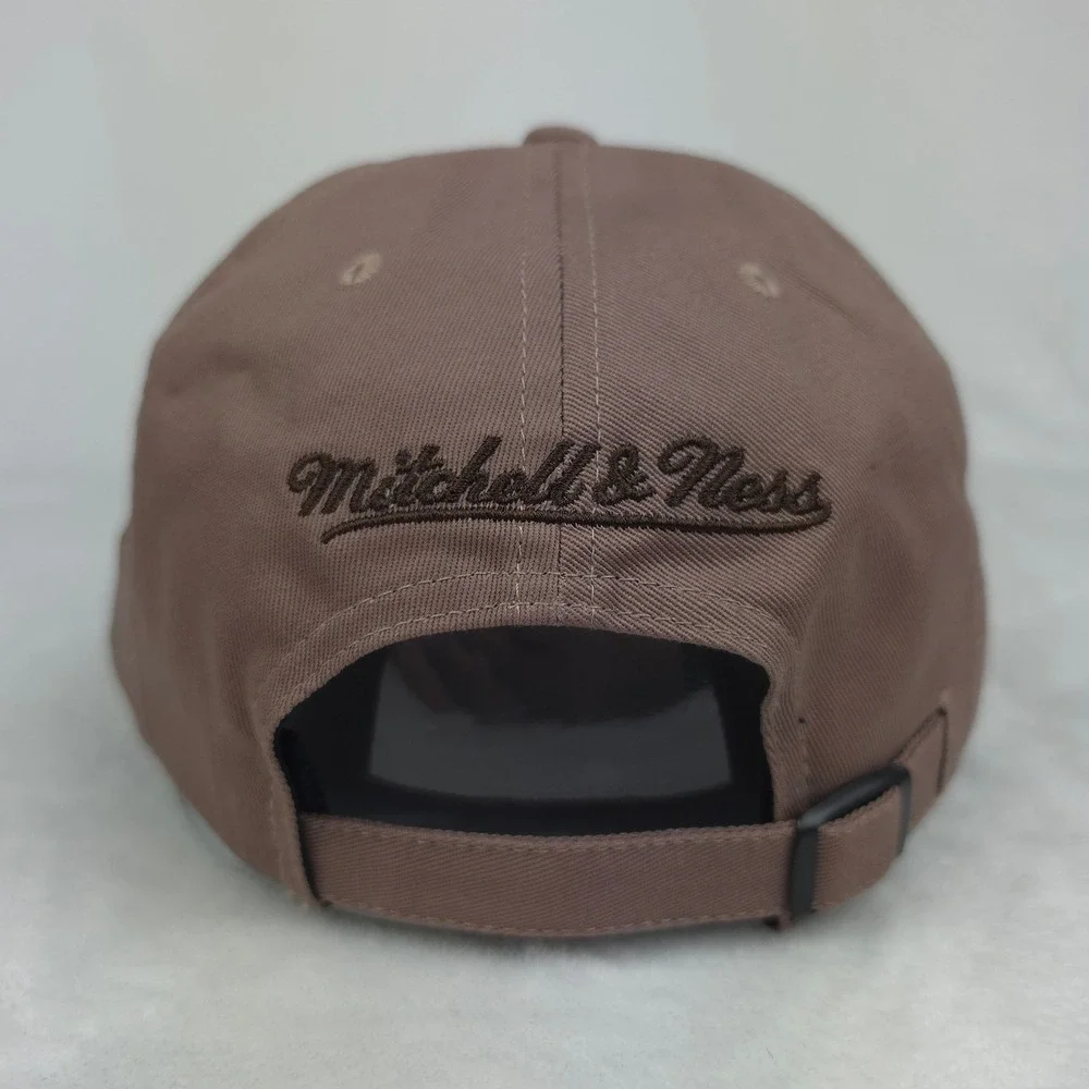 Denver Nuggets‎ Mitchell & Ness Dad Hat Cap Embroidery Logo Chocolate Brown New